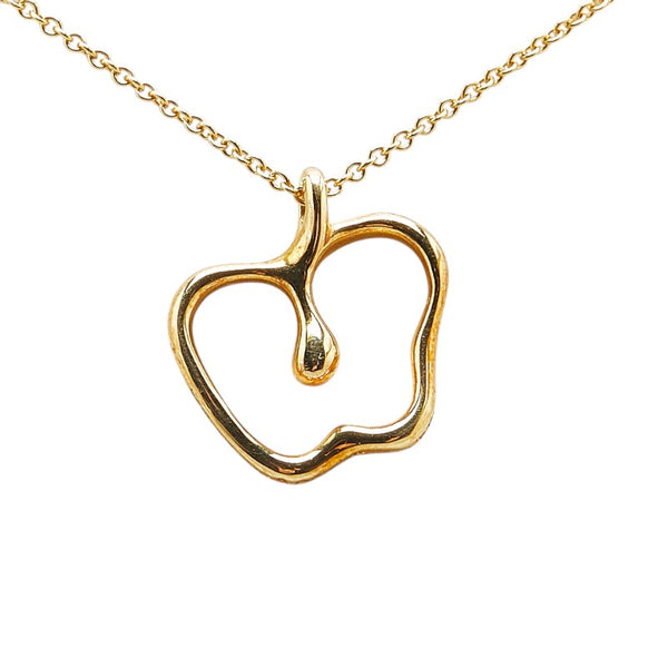 ティファニー アップル ネックレス K18 ゴールド レディース TIFFANY&Co. 【中古】