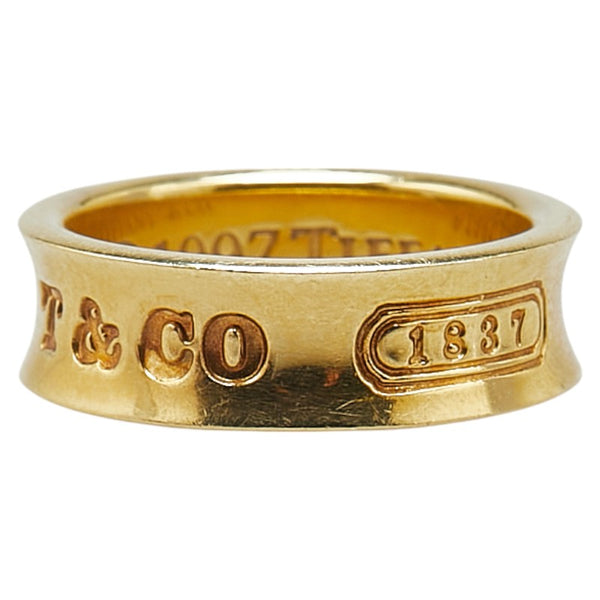 ティファニー 1837 リング 指輪 K18YG イエローゴールド レディース TIFFANY&Co. 【中古】