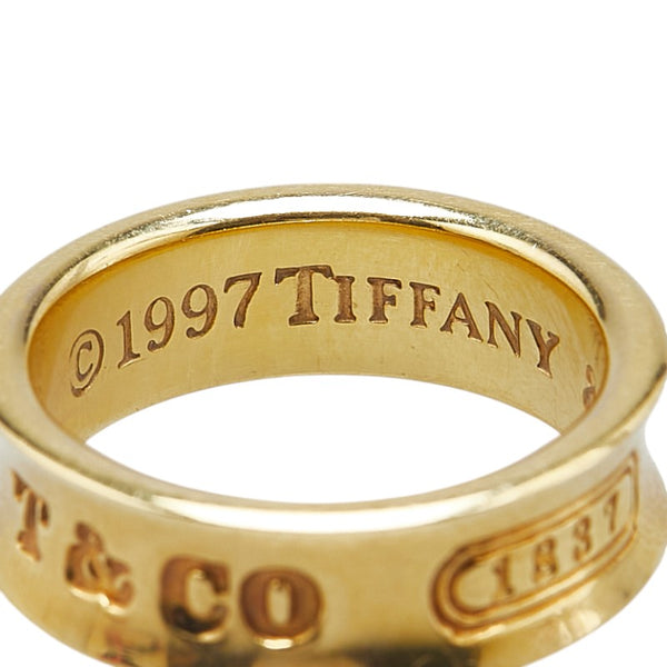 ティファニー 1837 リング 指輪 K18YG イエローゴールド レディース TIFFANY&Co. 【中古】