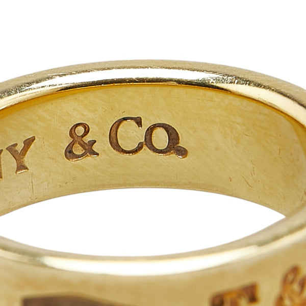 ティファニー 1837 リング 指輪 K18YG イエローゴールド レディース TIFFANY&Co. 【中古】