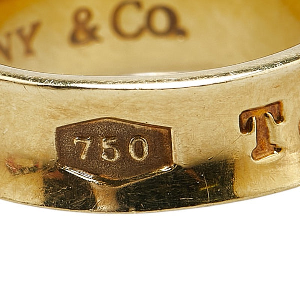 ティファニー 1837 リング 指輪 K18YG イエローゴールド レディース TIFFANY&Co. 【中古】