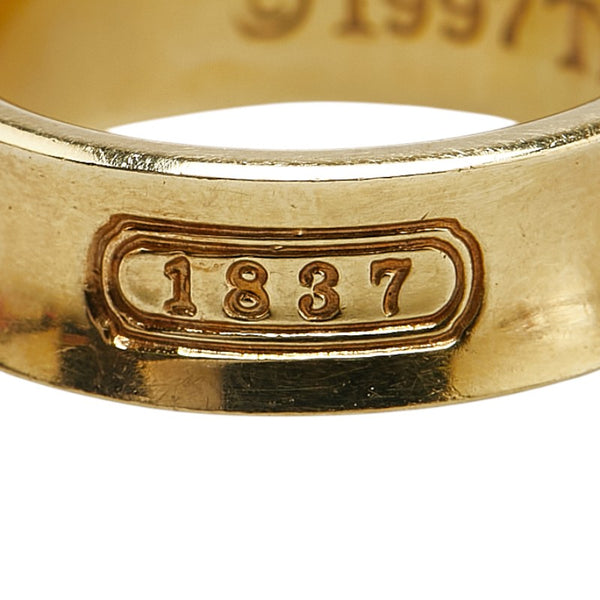 ティファニー 1837 リング 指輪 K18YG イエローゴールド レディース TIFFANY&Co. 【中古】