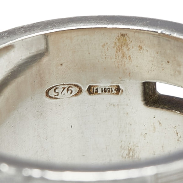 グッチ カットアウトG リング 指輪 ＃13 SV925 シルバー レディース GUCCI 【中古】