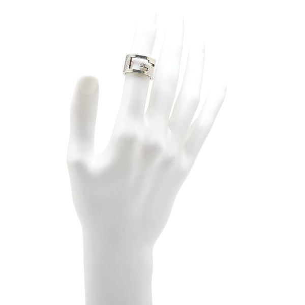 グッチ カットアウトG リング 指輪 ＃13 SV925 シルバー レディース GUCCI 【中古】