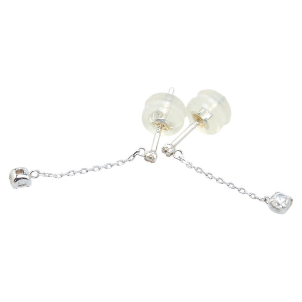 スタージュエリー チェーンピアス K10WG ホワイトゴールド レディース STAR JEWELRY 【中古】