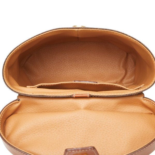 セリーヌ マカダム ハンドバッグ ショルダーバッグ 2WAY ブラウン PVC レザー レディース CELINE 【中古】