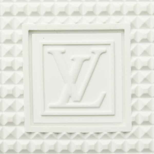 ルイ ヴィトン フロントローライン スニーカー サイズ:38 1/2 ホワイト ブラウン ファー レザー レディース LOUIS VUITTON 【中古】