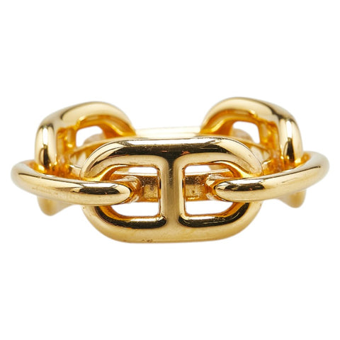 エルメス ルガテ シェーヌダンクル スカーフリング ゴールド メッキ レディース HERMES 【中古】