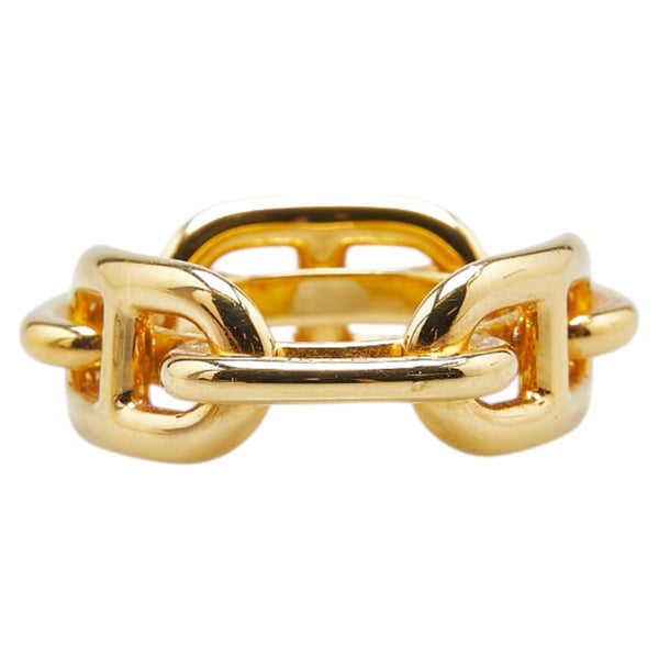 エルメス ルガテ シェーヌダンクル スカーフリング ゴールド メッキ レディース HERMES 【中古】