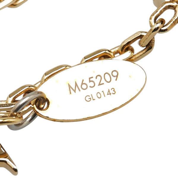 ルイ ヴィトン ブラスレ コリエ ギャンブル ブレスレット M65209 ゴールド パープル メッキ レディース LOUIS VUITTON 【中古】