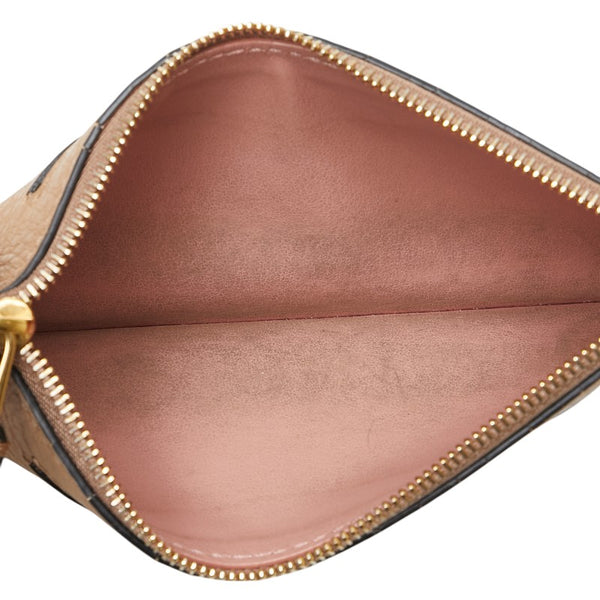 バーバリー ロゴ 長財布 ブラウン レザー レディース BURBERRY 【中古】