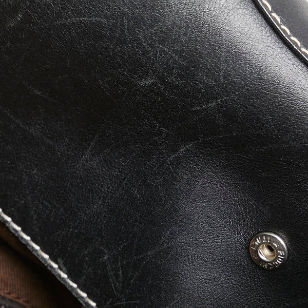 サルヴァトーレフェラガモ ワンショルダーバッグ ブラック スウェード レザー レディース Salvatore Ferragamo 【中古】