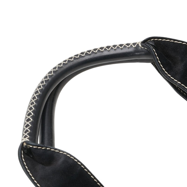 サルヴァトーレフェラガモ ワンショルダーバッグ ブラック スウェード レザー レディース Salvatore Ferragamo 【中古】