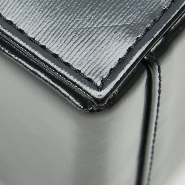 サンローラン 斜め掛け ショルダーバッグ ブラック レザー レディース SAINT LAURENT 【中古】