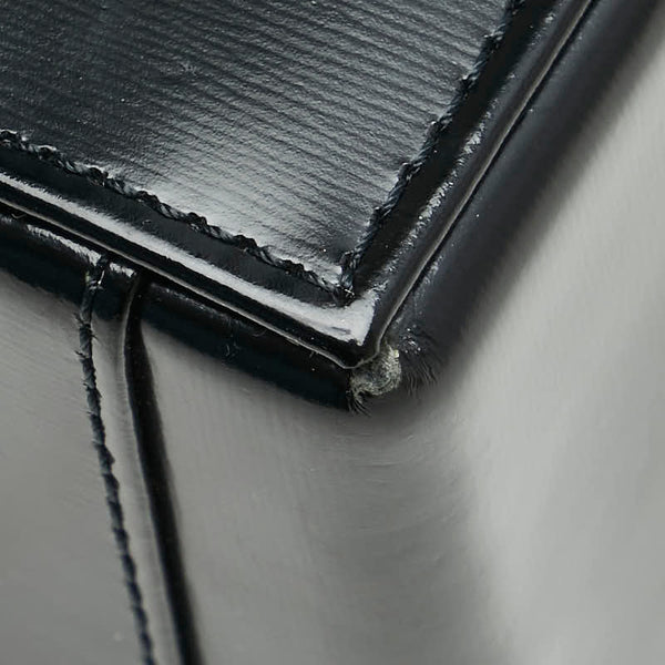 サンローラン 斜め掛け ショルダーバッグ ブラック レザー レディース SAINT LAURENT 【中古】