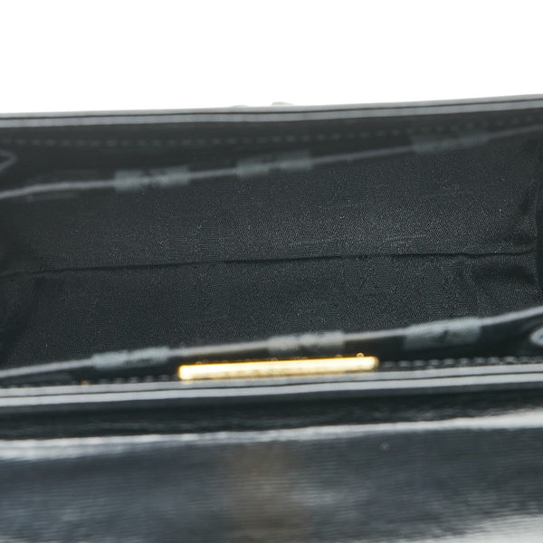 サンローラン 斜め掛け ショルダーバッグ ブラック レザー レディース SAINT LAURENT 【中古】