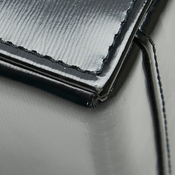 サンローラン 斜め掛け ショルダーバッグ ブラック レザー レディース SAINT LAURENT 【中古】