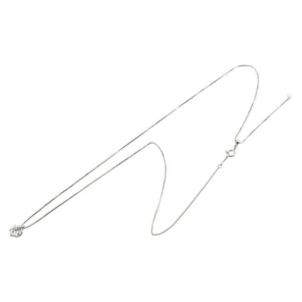 Pt950 プラチナ Pt850 プラチナ ダイヤ1.001ct ベネチアンチェーン ネックレス レディース 【中古】