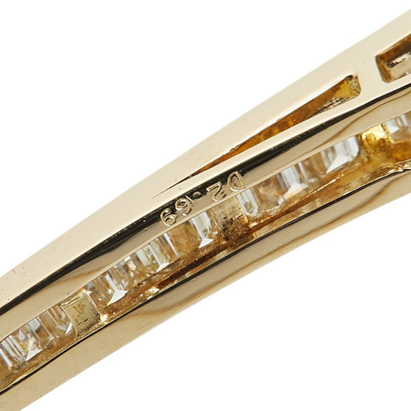 K18YG イエローゴールド ダイヤ2.69ct ネックレス レディース 【中古】
