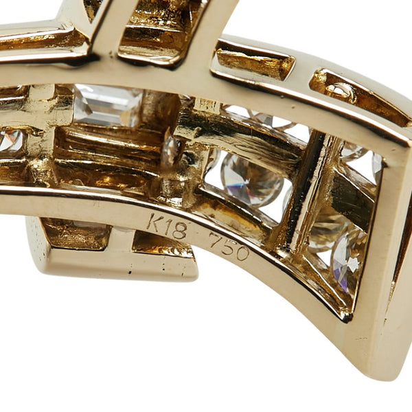 K18YG イエローゴールド ダイヤ2.69ct ネックレス レディース 【中古】