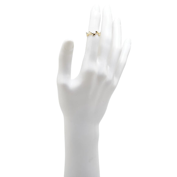 ティファニー オリーブ リーフ ナロー リング 指輪 K18YG イエローゴールド レディース TIFFANY&Co. 【中古】
