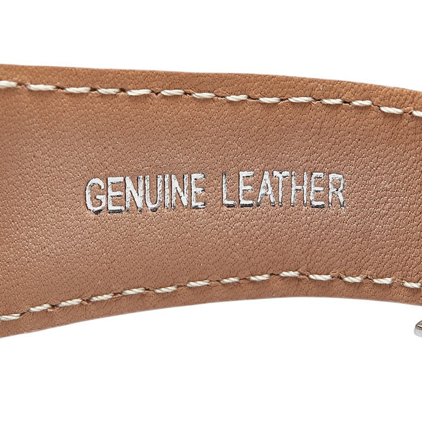 サルヴァトーレフェラガモ F-80 型押し 腕時計 クオーツ ネイビー文字盤 ステンレススチール レザー メンズ Salvatore Ferragamo 【中古】