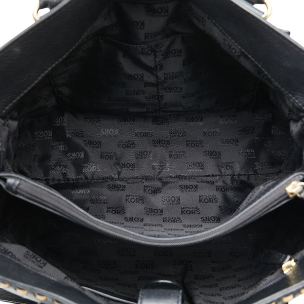マイケルコース ハンドバッグ ショルダーバッグ２WAY ブラック レザー レディース Michael Kors 【中古】