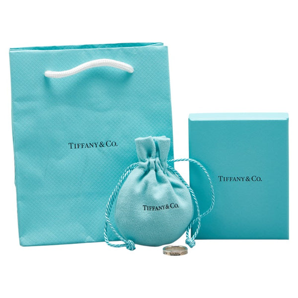 ティファニー 1837 ナロー リング 指輪 SV925 シルバー レディース TIFFANY&Co. 【中古】