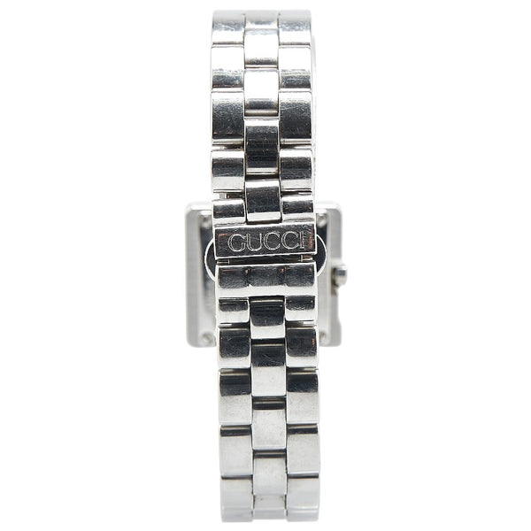 グッチ Gウォッチ 腕時計 3600L クオーツ ブラック文字盤 ステンレススチール レディース GUCCI 【中古】