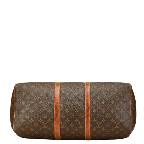 ルイ ヴィトン モノグラム キーポル50 ボストンバッグ ショルダーバッグ M41426 ブラウン PVC レザー レディース LOUIS VUITTON 【中古】