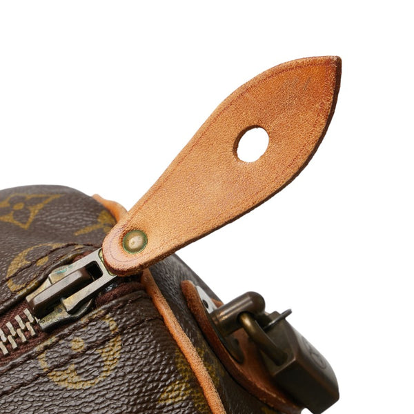 ルイ ヴィトン モノグラム キーポル50 ボストンバッグ ショルダーバッグ M41426 ブラウン PVC レザー レディース LOUIS VUITTON 【中古】