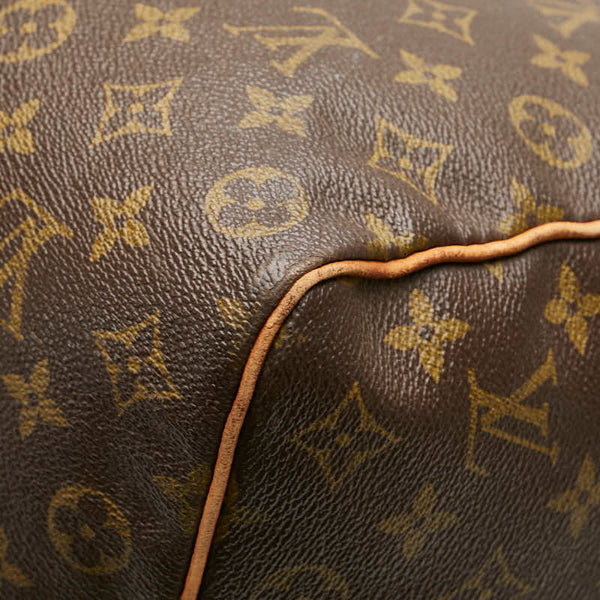 ルイ ヴィトン モノグラム キーポル50 ボストンバッグ ショルダーバッグ M41426 ブラウン PVC レザー レディース LOUIS VUITTON 【中古】