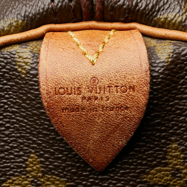 ルイ ヴィトン モノグラム キーポル50 ボストンバッグ ショルダーバッグ M41426 ブラウン PVC レザー レディース LOUIS VUITTON 【中古】