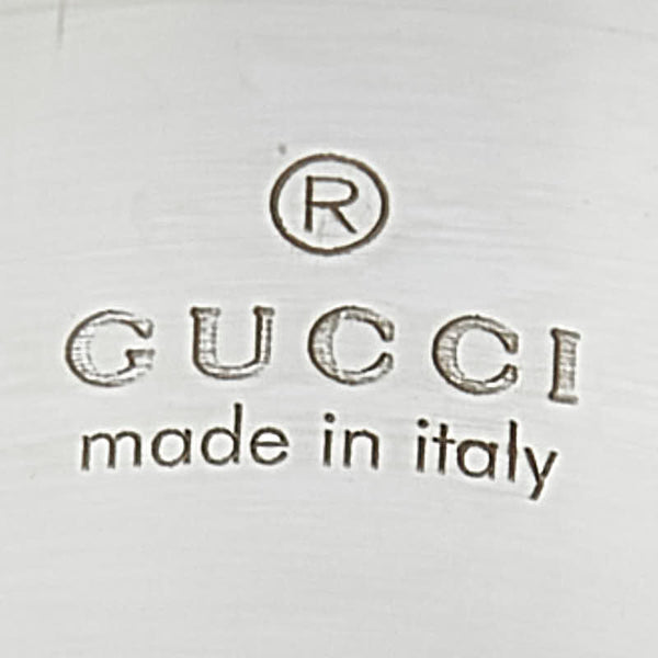 グッチ カットアウトＧ Gロゴ リング 指輪 #11 SV925 シルバー レディース GUCCI 【中古】