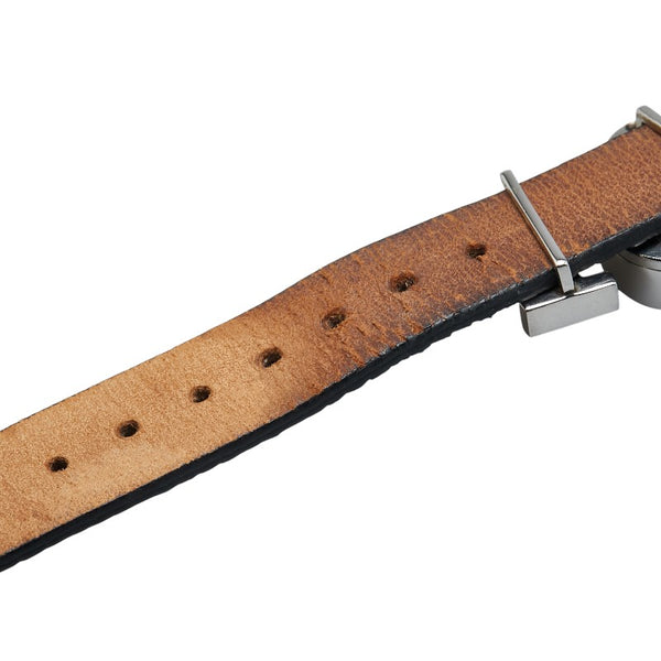 ドルチェアンドガッバーナ TIME I Love D&G 腕時計 DW0005 クオーツ ブラック文字盤 ステンレススチール レザー ラインストーン レディース DOLCE&GABBANA 【中古】