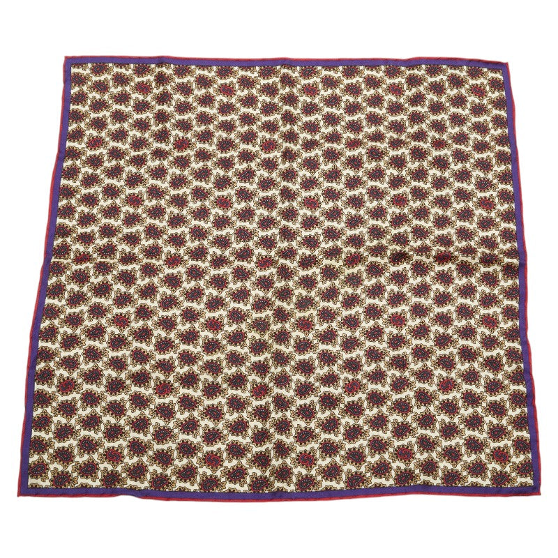 グッチ ペイズリー柄 スカーフ パープル マルチカラー レディース GUCCI 【中古】