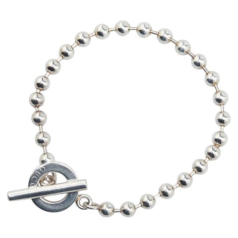 グッチ ボールチェーン ブレスレット SV925 シルバー レディース GUCCI 【中古】