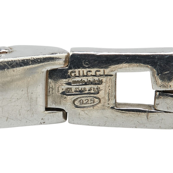 グッチ G モチーフ ブレスレット SV925 シルバー レディース GUCCI 【中古】