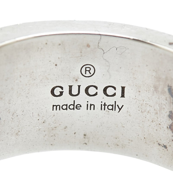 グッチ ブランデッドG リング 指輪 #11 SV925 シルバー レディース GUCCI 【中古】