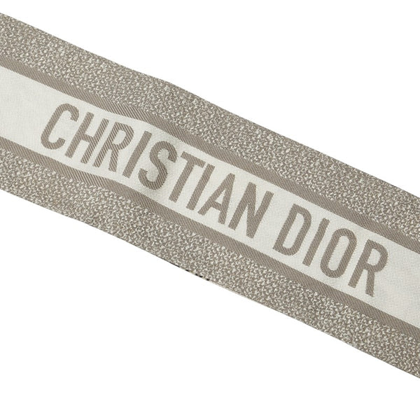 クリスチャンディオール フラワー ボタニカル ミッツァ スカーフ ベージュ ブラウン レディース Christian Dior 【中古】