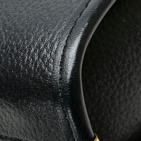 サンローラン 斜め掛け ショルダーバッグ ブラック レザー レディース SAINT LAURENT 【中古】