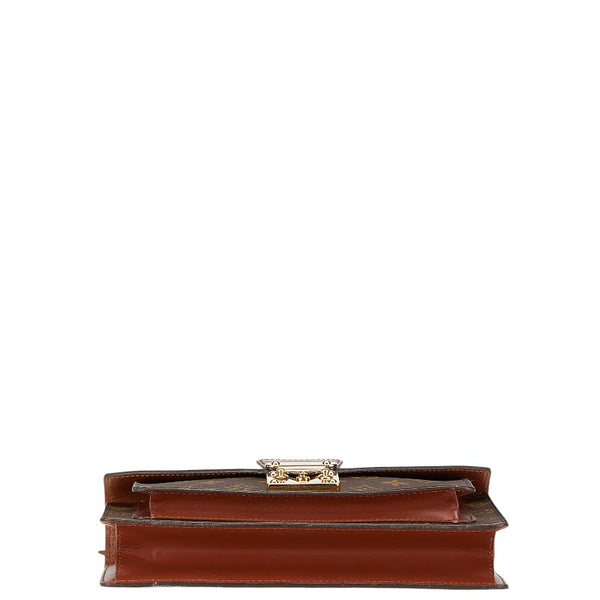 ルイ ヴィトン モノグラム モンソー26 ハンドバッグ ショルダーバッグ 2WAY M51187 ブラウン PVC レザー レディース LOUIS VUITTON 【中古】