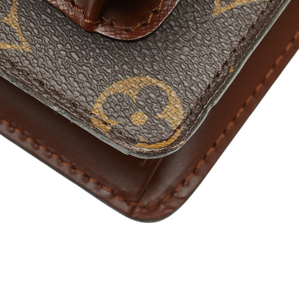 ルイ ヴィトン モノグラム モンソー26 ハンドバッグ ショルダーバッグ 2WAY M51187 ブラウン PVC レザー レディース LOUIS VUITTON 【中古】