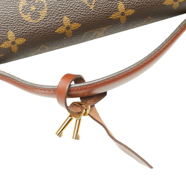 ルイ ヴィトン モノグラム モンソー26 ハンドバッグ ショルダーバッグ 2WAY M51187 ブラウン PVC レザー レディース LOUIS VUITTON 【中古】