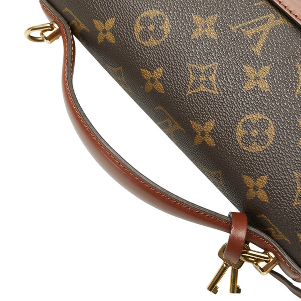 ルイ ヴィトン モノグラム モンソー26 ハンドバッグ ショルダーバッグ 2WAY M51187 ブラウン PVC レザー レディース LOUIS VUITTON 【中古】