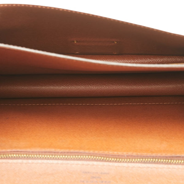 ルイ ヴィトン モノグラム モンソー26 ハンドバッグ ショルダーバッグ 2WAY M51187 ブラウン PVC レザー レディース LOUIS VUITTON 【中古】