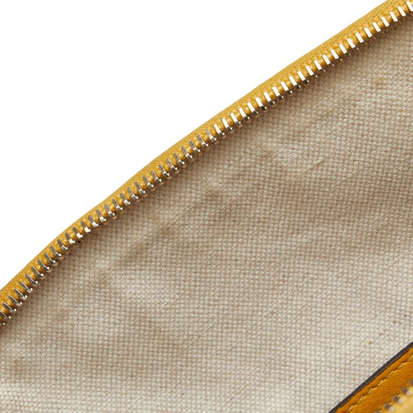 グッチ マイクロ グッチシマ ハンドバッグ トートバッグ 809614 イエロー パテントレザー レディース GUCCI 【中古】