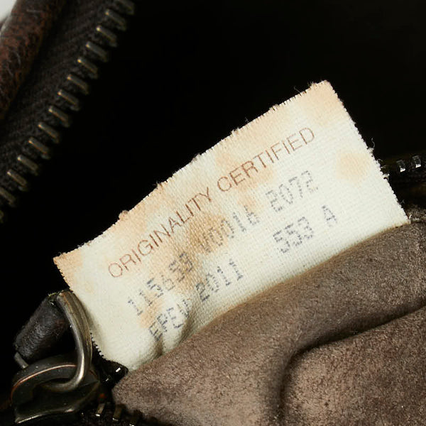 ボッテガヴェネタ イントレチャート ハンドバッグ トートバッグ ブラウン レザー レディース BOTTEGAVENETA 【中古】