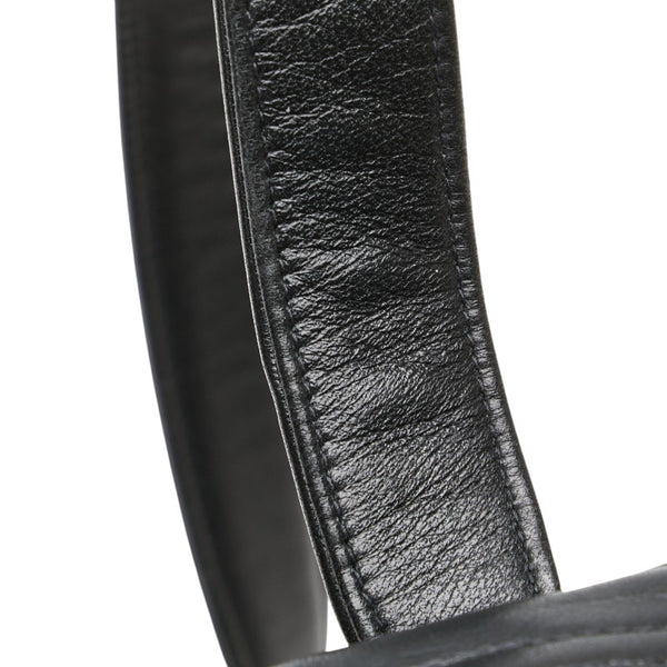 シャネル マトラッセ ショルダーバッグ ブラック ラムスキン レディース CHANEL 【中古】