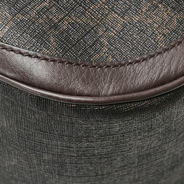 グッチ GGスプリーム 斜め掛け ショルダーバッグ  336748 ブラウン PVC レザー レディース GUCCI 【中古】